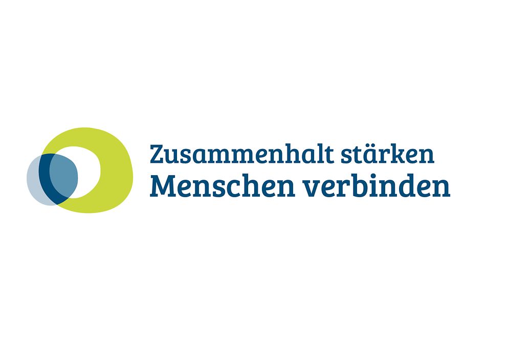 Logo des Programms "Zusammenhalt stärken - Menschen verbinden" (ZuMe)